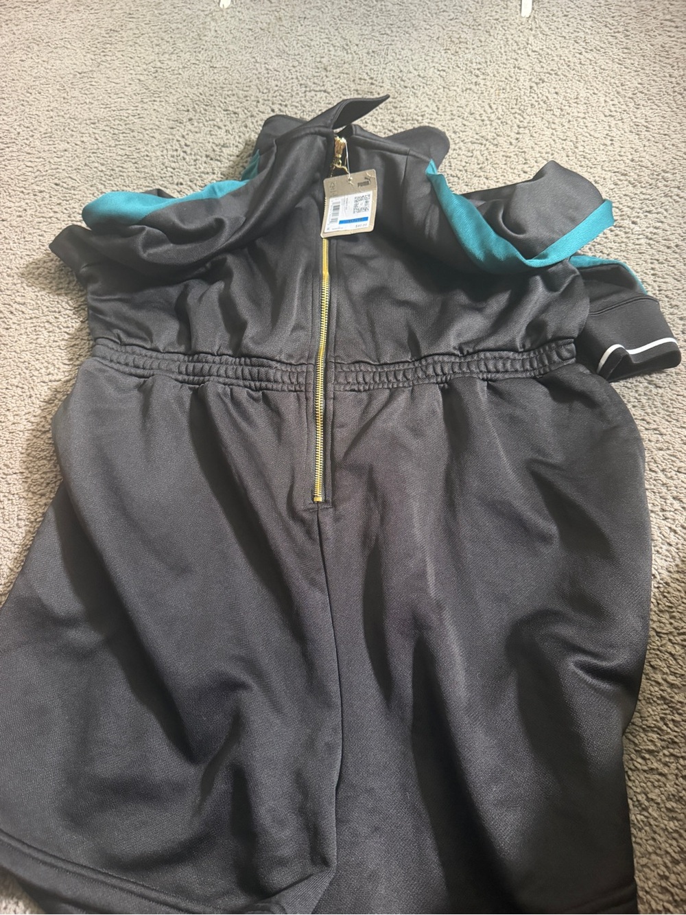 Puma Black & Teal women’s jumpsuit
